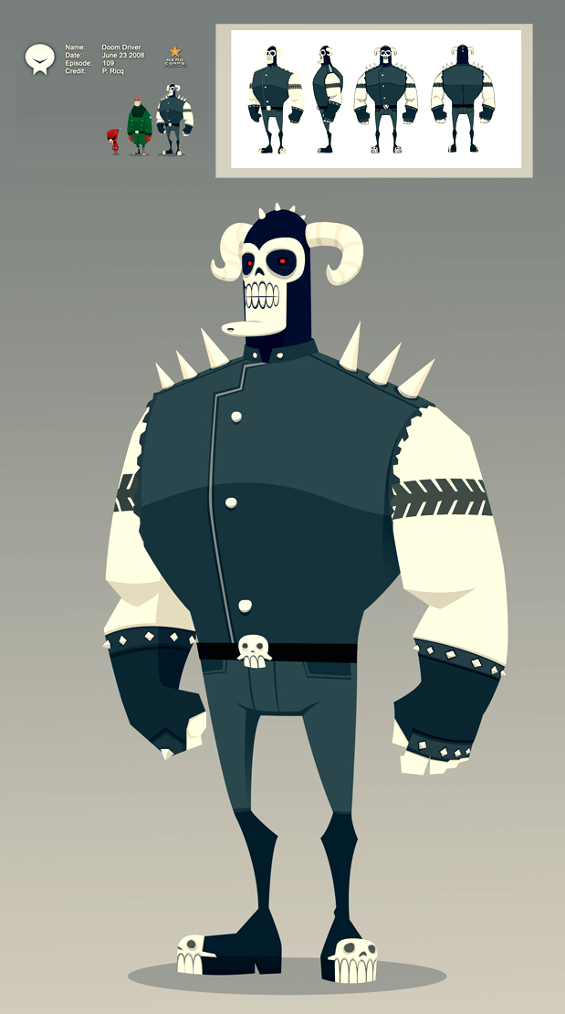 Doom Driver june 23 - I like him, his car is pretty rad too but couldn't find it in the folders.