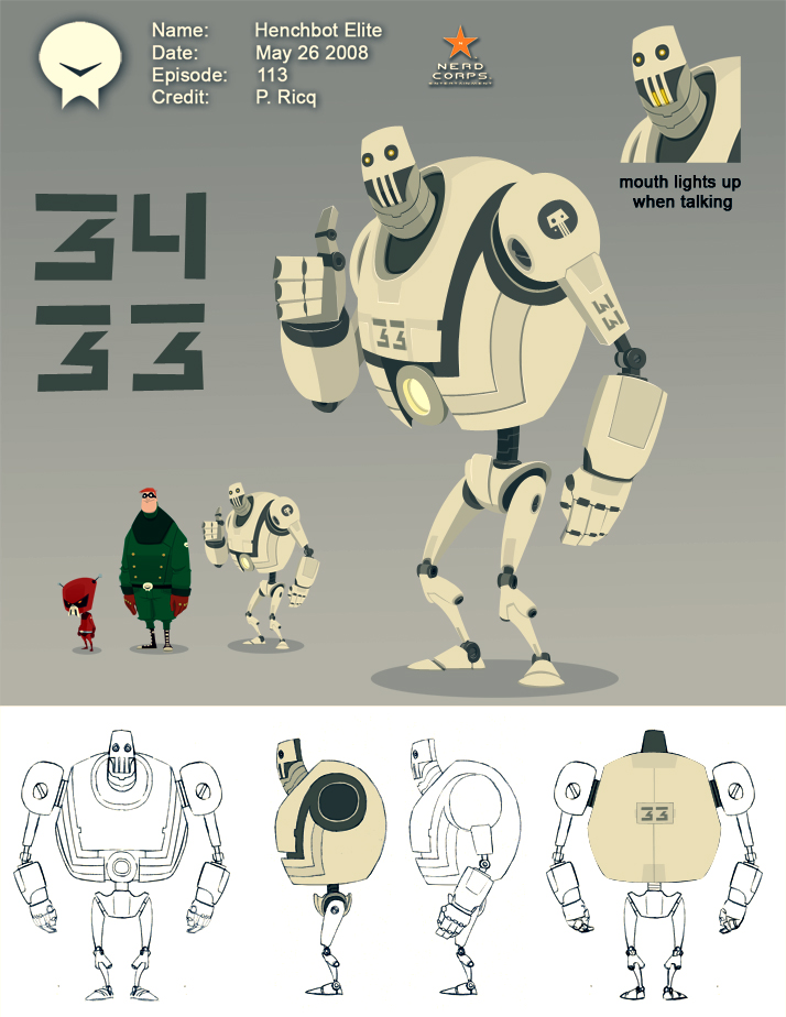 Henchbot Elites - The super henchbots that look awesome but need upgrades for any task they make, was pretty funny.