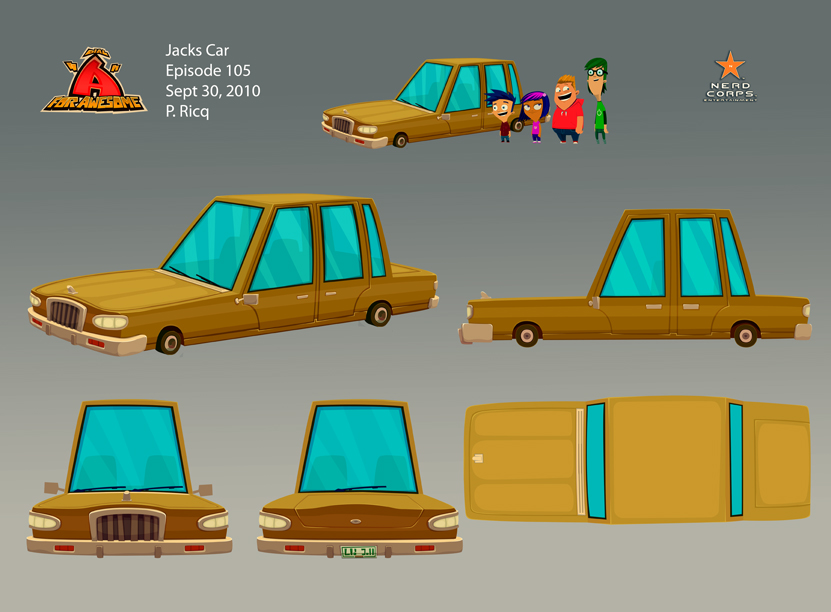 Jack's car - I really enjoyed working on this vehicle.