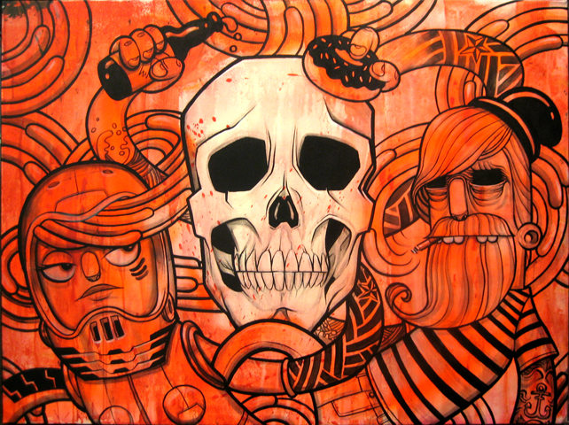 Last night - 2010 - Acrylic on Canvas
