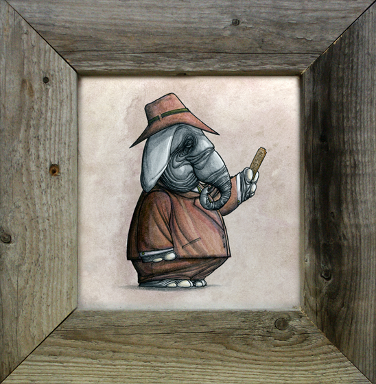 One ticket - 2006 - Ink on Illustration board