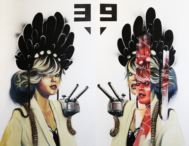 Soldier & Other - 2013 - Acrylic on Canvas