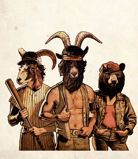 Warriors - 2010 - Ink on Illustration board