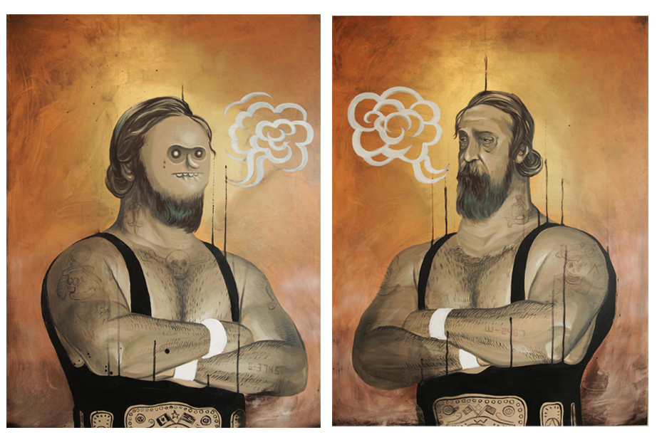 Doppelganger part 2 - 2013 - Acrylic on Canvas
