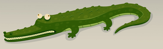 Gator Cleaned - I like this guy, Sid from Juvy Hall did the colouring
