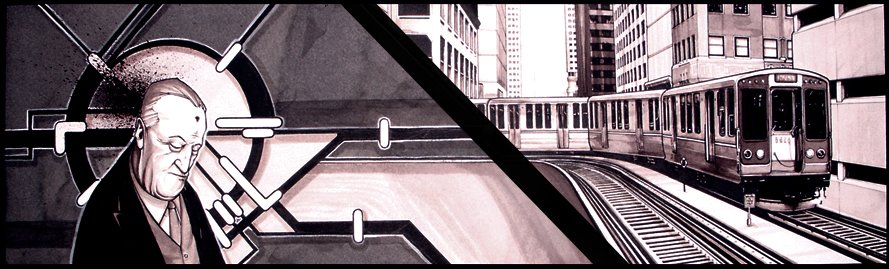 Last Ride - 2006 - Ink on Illustration board