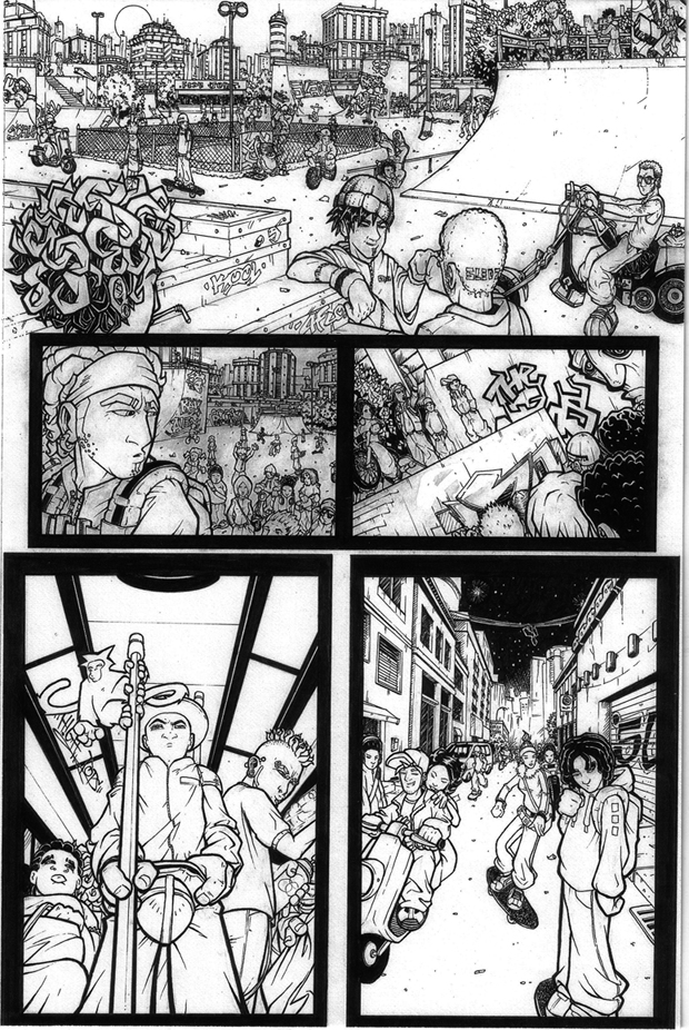 Other 4 lr - Comic book page from 2003