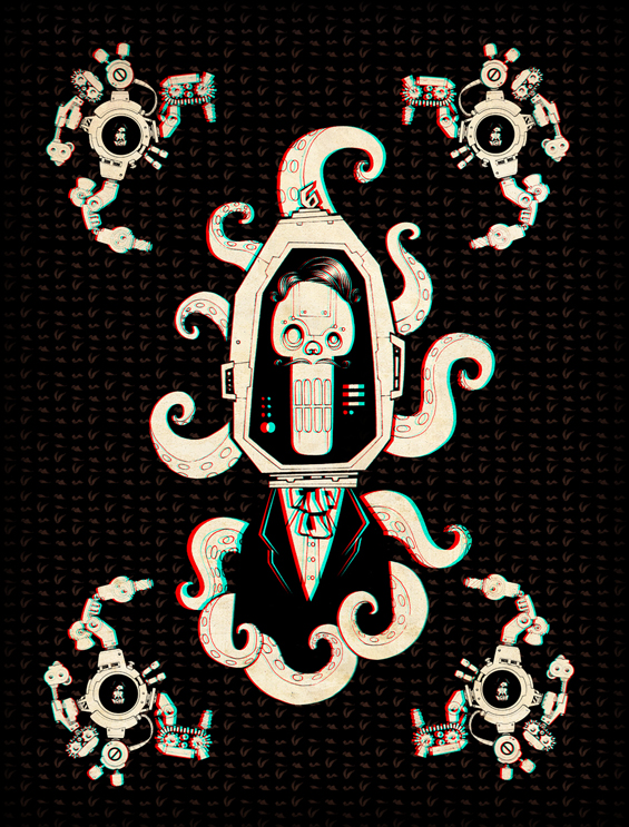 Parnell 3D - 2009 - Ink on Illustration board