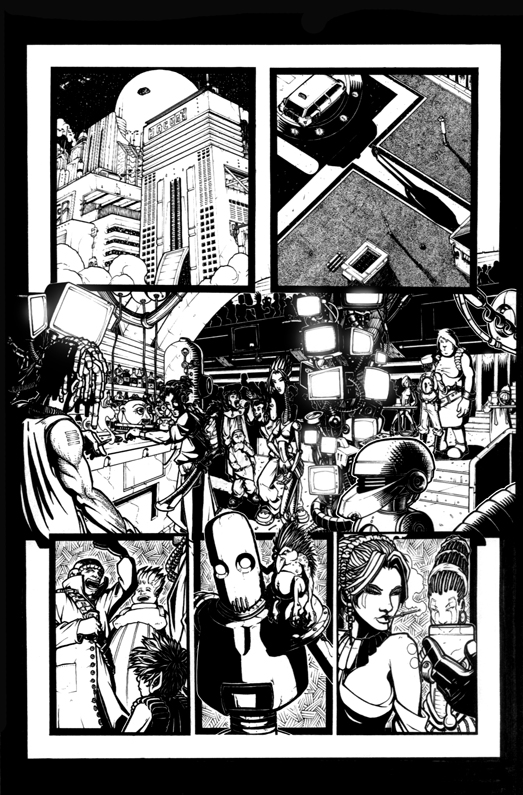 The rendez vous 008 - comic book page from 2005
