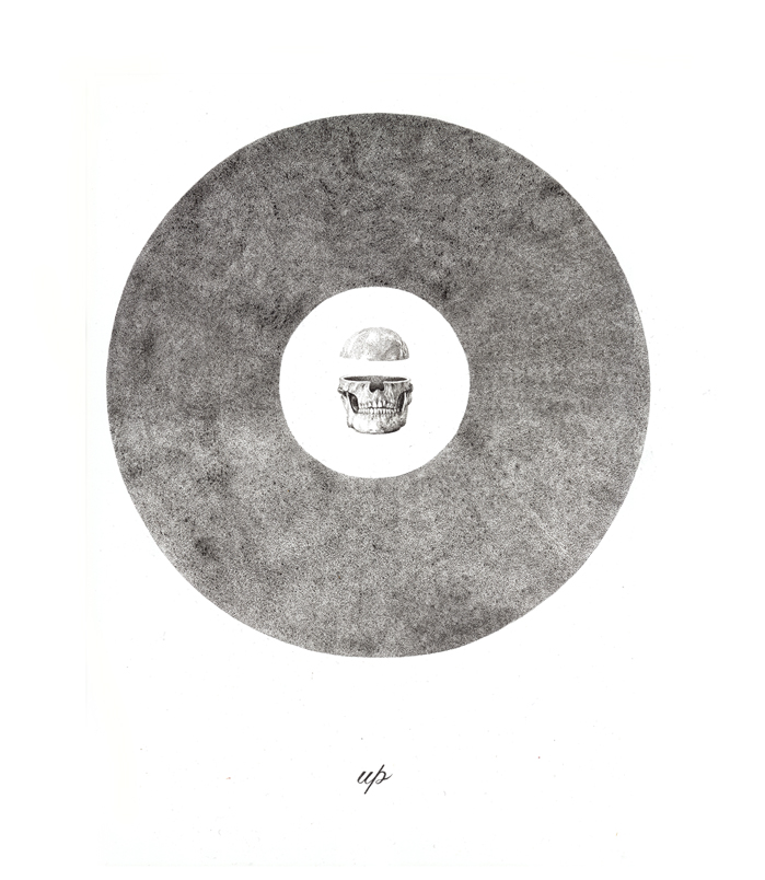 Up – 2013 – Ink on illustration Board (Made of approximately 150,000 dots)